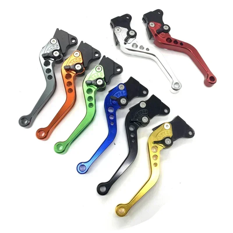 Motorcycle Brake Handle Motorbike Modification CNC Clutch Drum Brake Lever Handle Adjustable Modification Handlebar Set