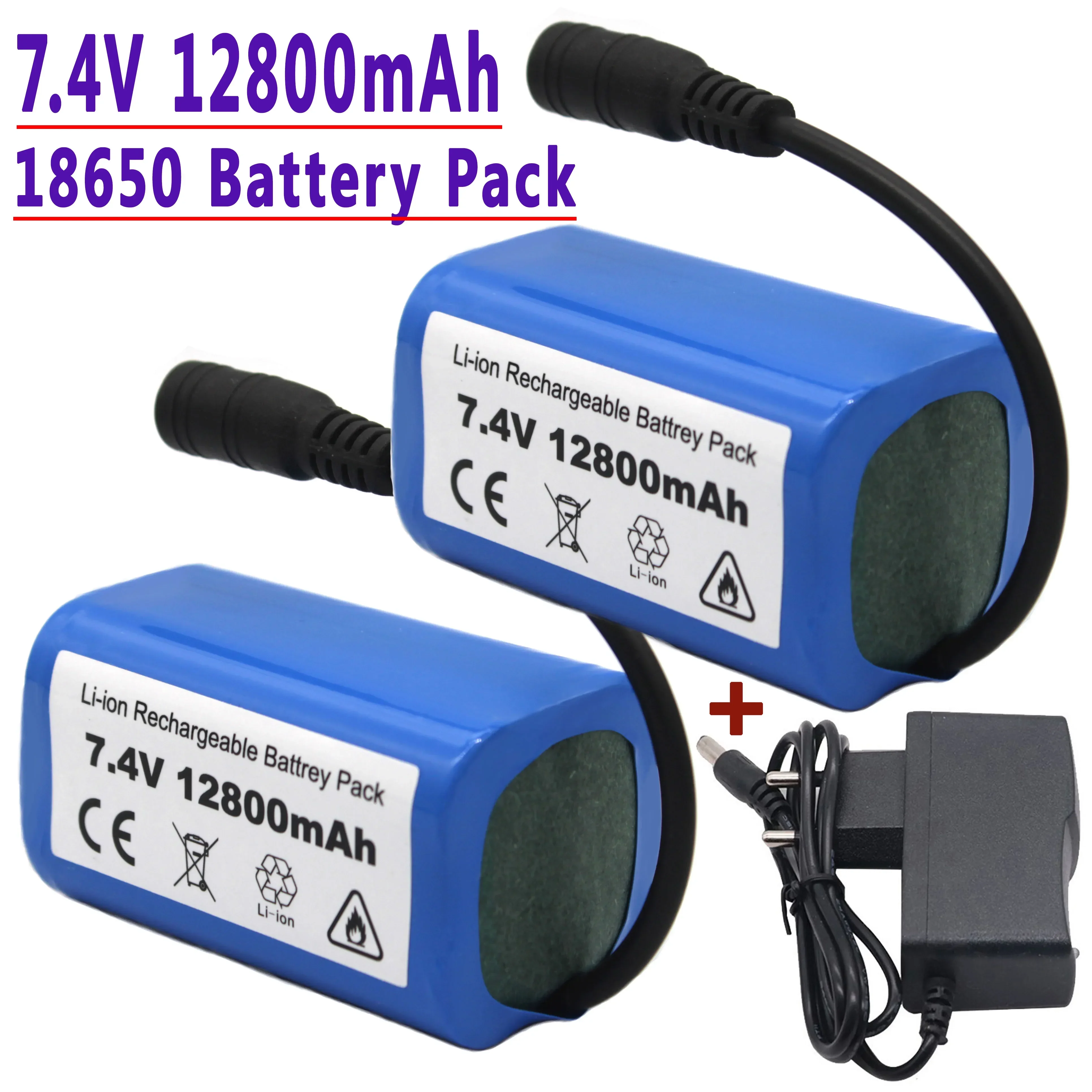 

100%.New.Enhanced LiPo battery, 7.4 V, 12800 MAH, t1882011-5, t888, v007, h18, C18.
