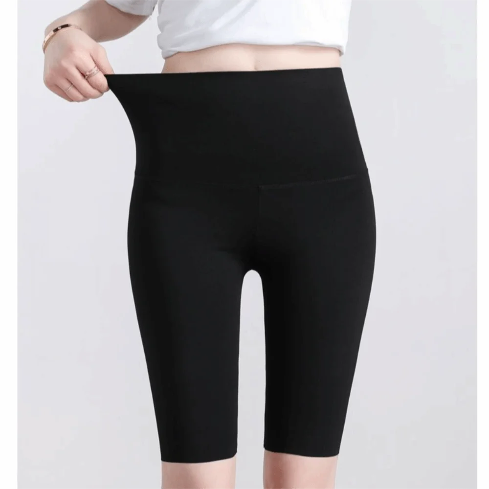Fashion Polyester Fibre Thin Five-cent Yoga Pants Slim Fit Elastic Push Up Shorts High Waist Sports Short Leggings Women