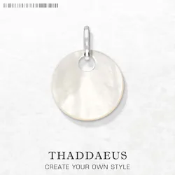 Pendant Ornament Shell Disc Brand New Fashion Jewelry Europe 925 Sterling Silver Soul Accessories Gift For Woman