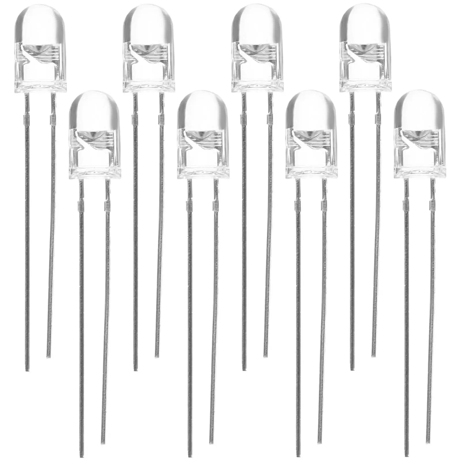 

10 Pcs Diodes Dimmable Wattage Incandescent Bright UV LED 405nm 400nm 10mm Super
