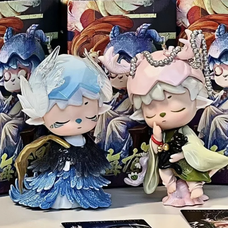 

Mimi Mtyh Mountain And Sea Blind Box Gods Series, милая аниме-фигурка, загадочная коробка, милая модель, коллекционная игрушка, подарок-сюрприз