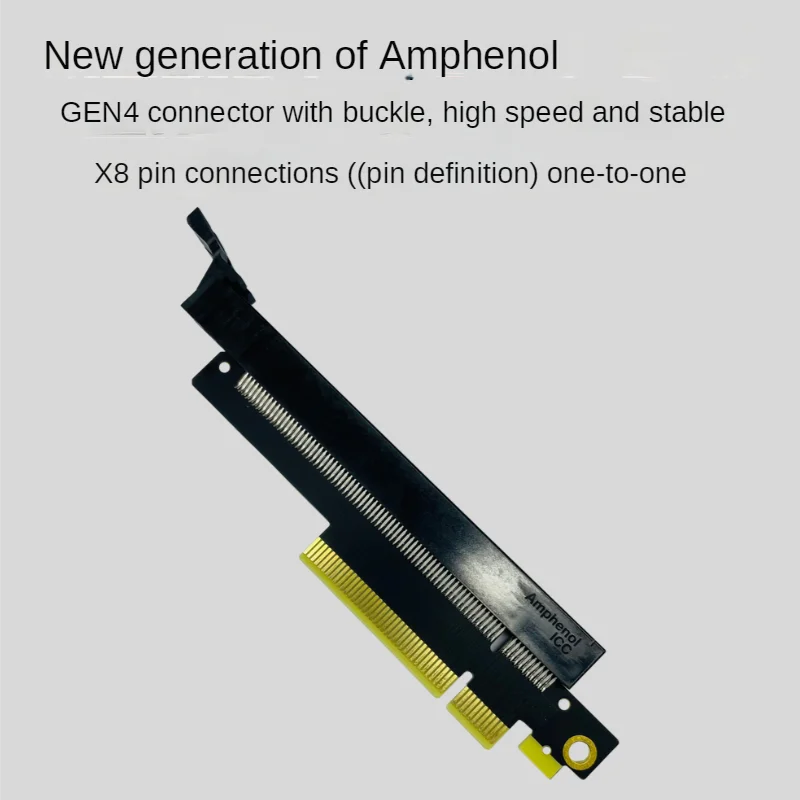 محول PCI-E 4.0x8 إلى موصل فتحة x16 وحدة معالجة الرسومات وحدة معالجة الرسومات SSD محول حماية PCB PCI Express 4.0 PCIE 8x 16x GEN4 بطاقة الناهض