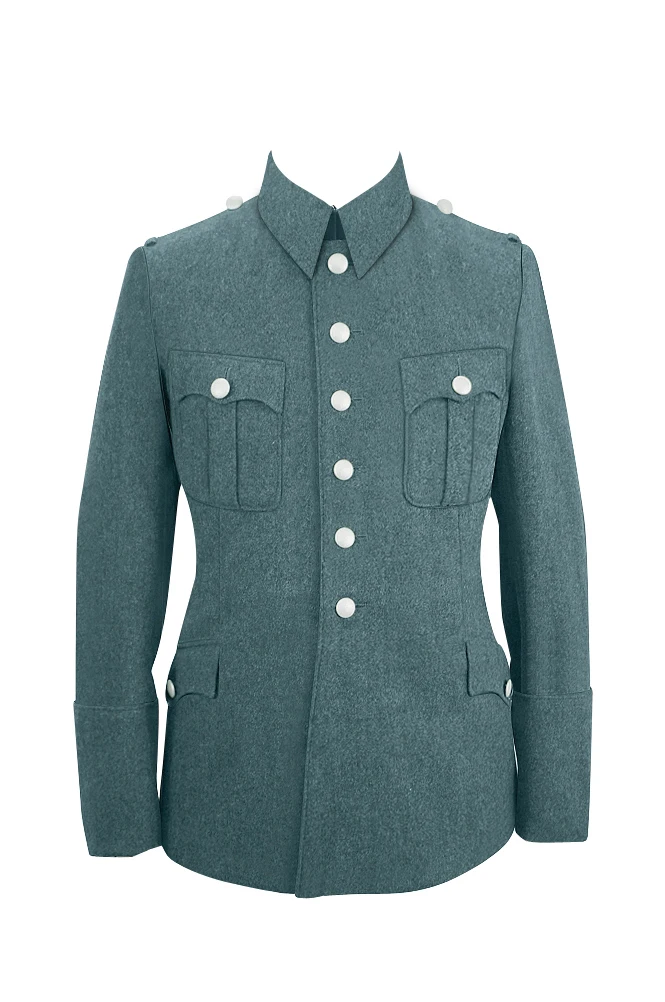 GUWI-B040 WWII polizia tedesca M28 servizio di lana ufficiale generale tunica Waffenrock