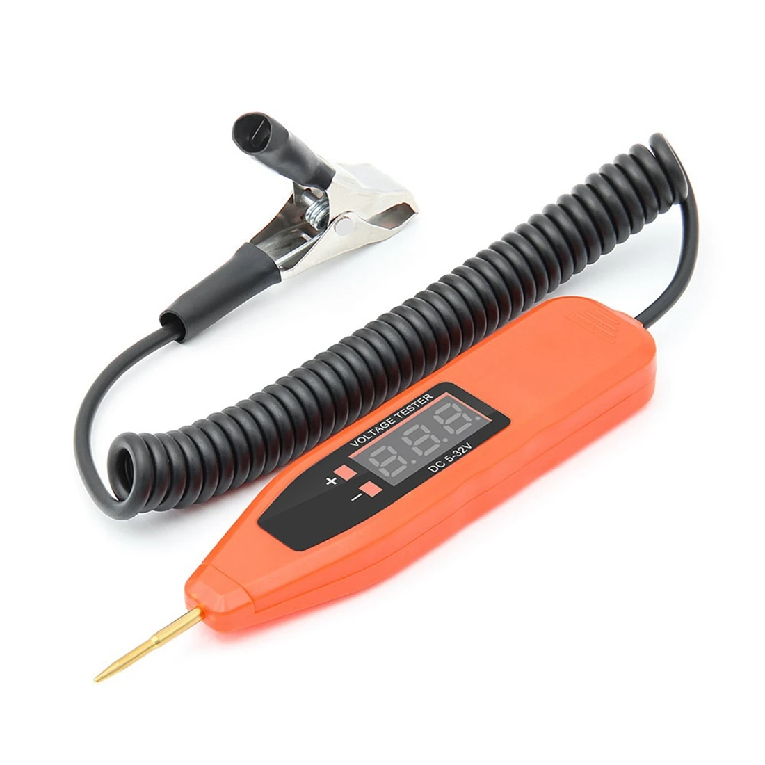 Car Electric Circuit Tester, Universal 5-32V Car Auto Electrical Voltage Test Probe Pen with Alligator Clip