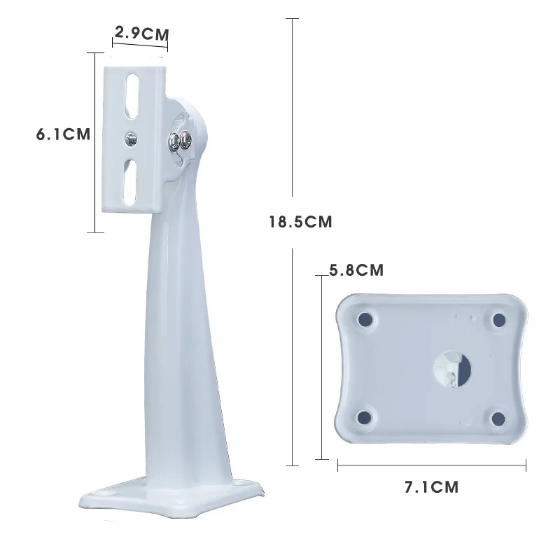 2pcs CCTV Camera Mounting Bracket Aluminum Video Surveillance Security Camera Mounts Wall Ceiling Mount Camera Support