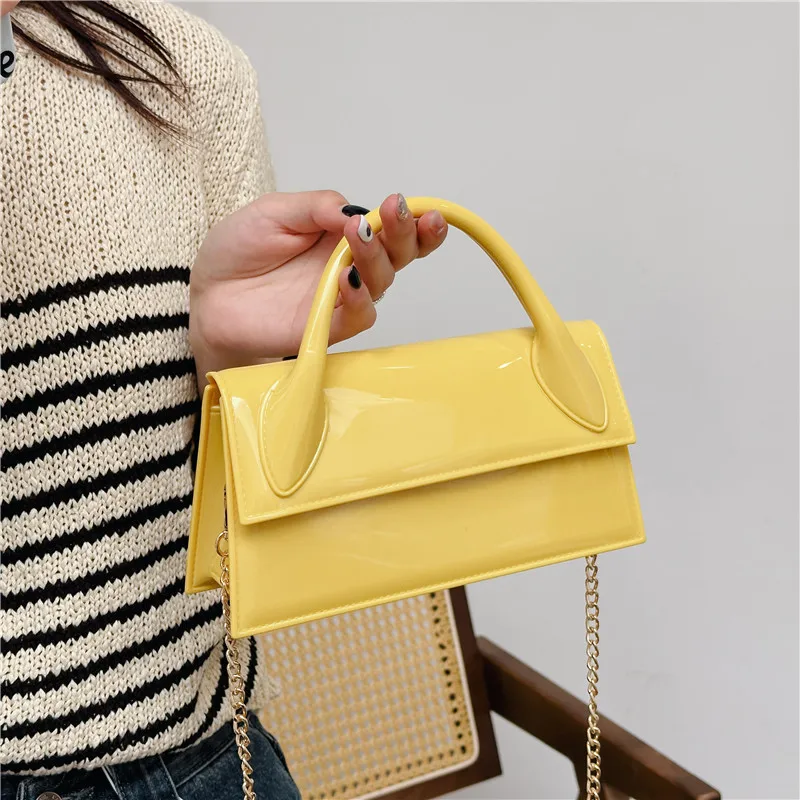 Multicolor PVC Jelly Bag Women Small Transparent Totes Summer Clear Crossbody Purse Versatil Messenger shoulder beach Bag Girl