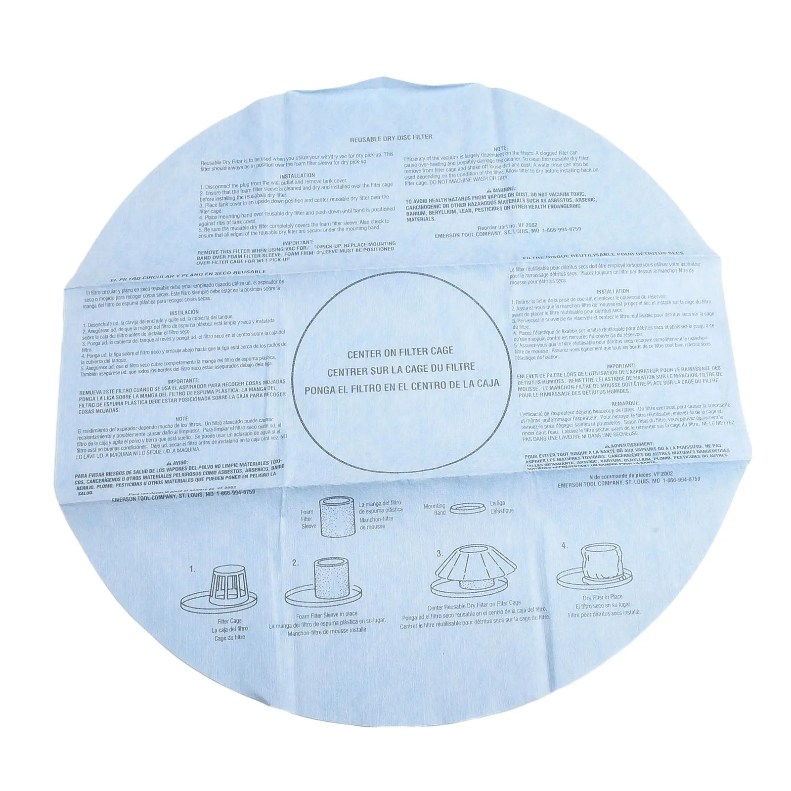 9010700 Foam Sleeve Filter Compatible With Shop Wet Dry Vac Vacuum Cleaners  Filter Foam Filter Elastic Band Kit Replacement
