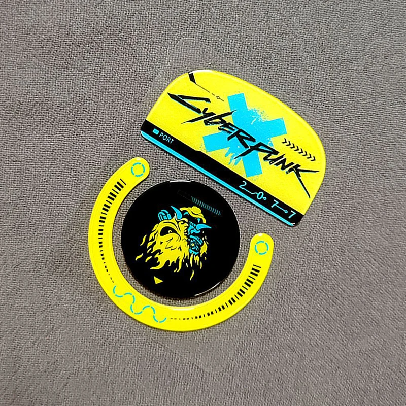 Glass Mouse Skates Glide Feet Pads Mouse Feet Sticker for  GPW GPW2 G-pro Wireless Gaming Mouse Rounded Curved Edges