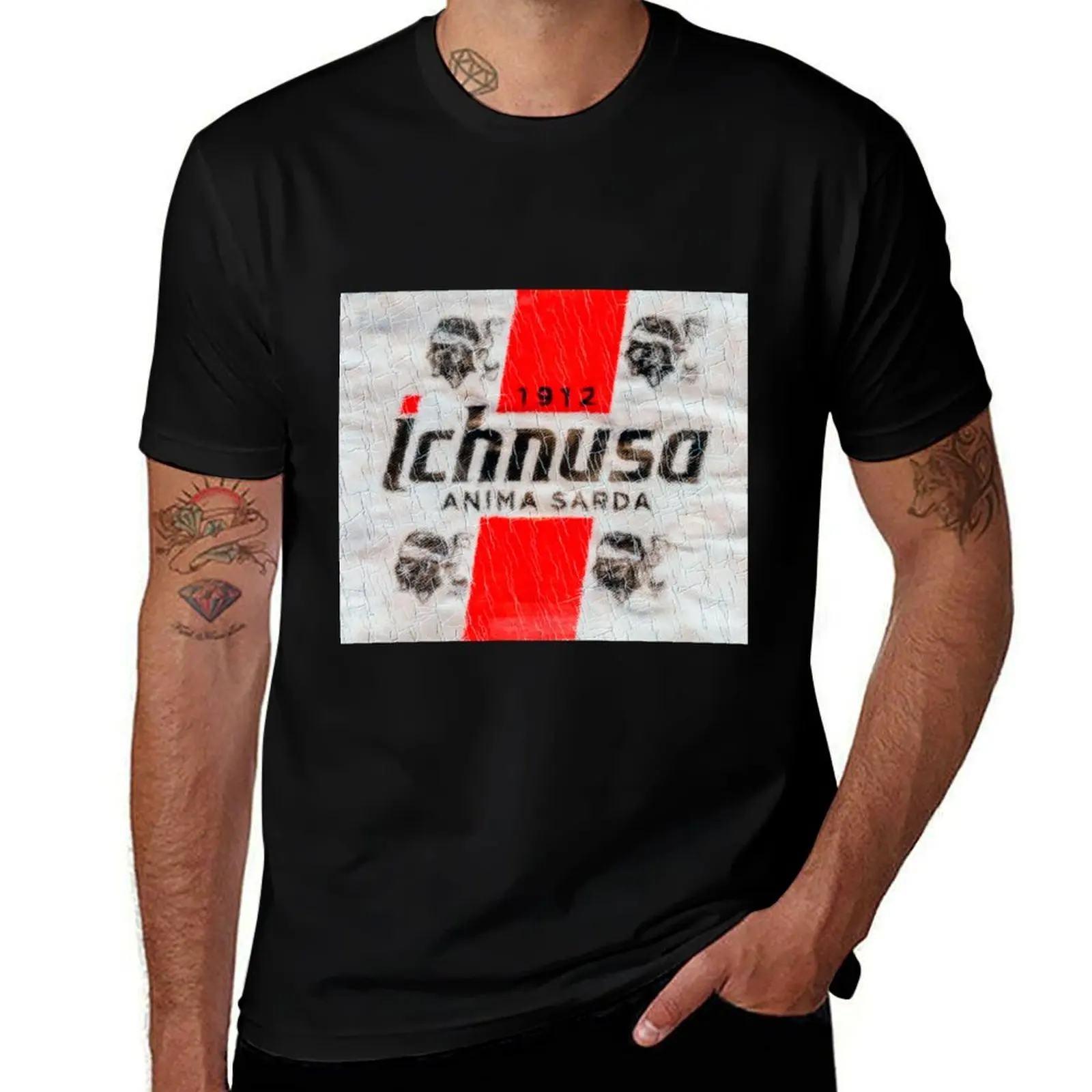 

Ichnusa Beer T-Shirt t shirts for man cotton soft t shirt custom print men t shirt cotton 100% T-shirt