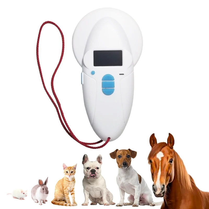 134.2khz RFID PITタグスキャナーHDXイヤータグFDX-A、FDX-B動物用マイクロチップリーダー（漁業、養豚場、馬、牛、家畜、獣医用）