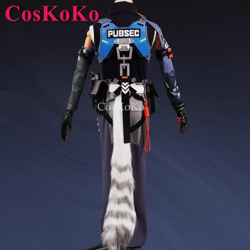 CosKoKo Seth Lowell Cosplay Game Zenless Zone Zero Costume Fashion Uniforms Full Set Halloween Party Role Play Clothing S-XXL