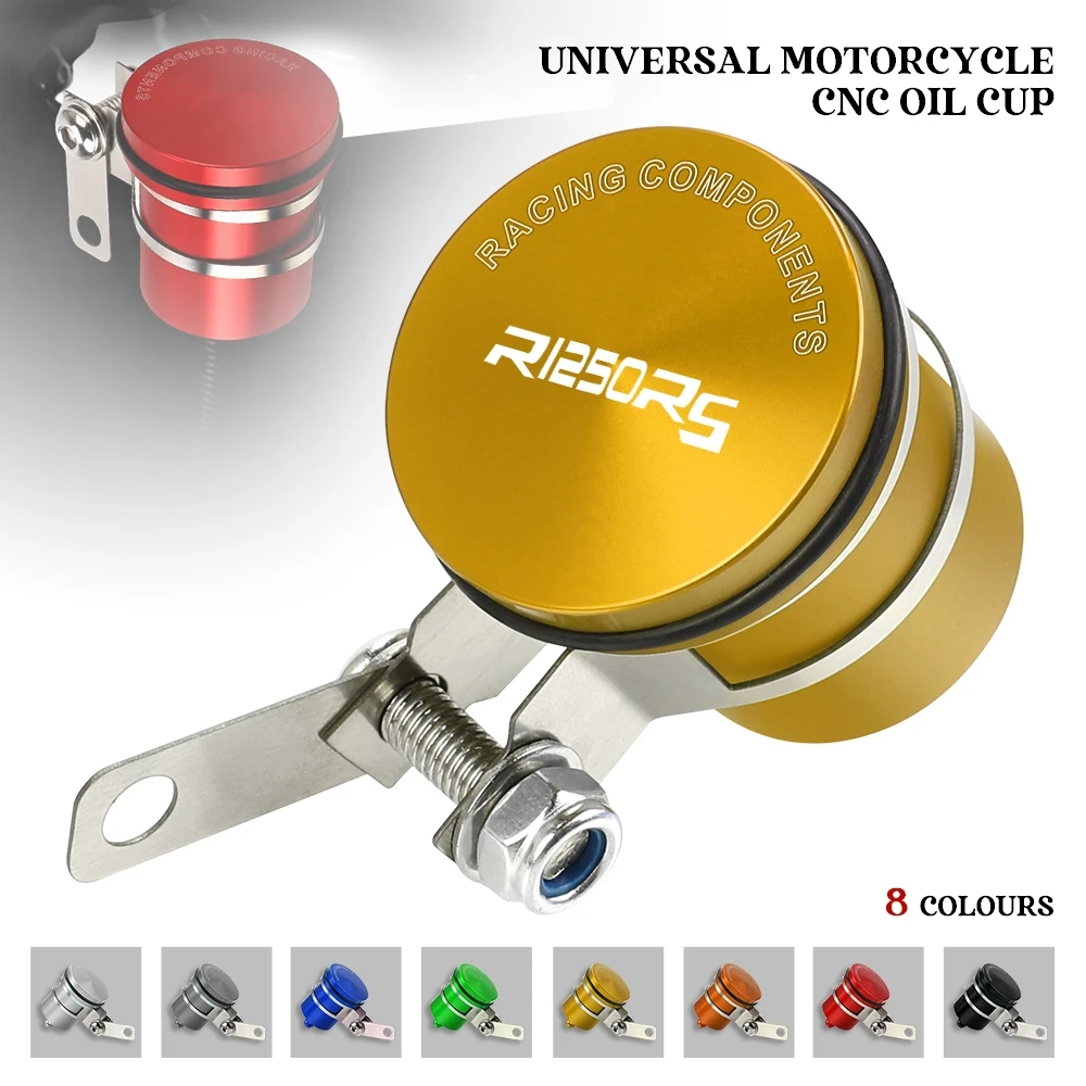 

Universal Motorcycle Aluminum Brake Fluid Reservoir Clutch Tank Oil Fluid Cup FOR BMW R1250RS R1250RT R 1250 RS RS1250 R RSR1250