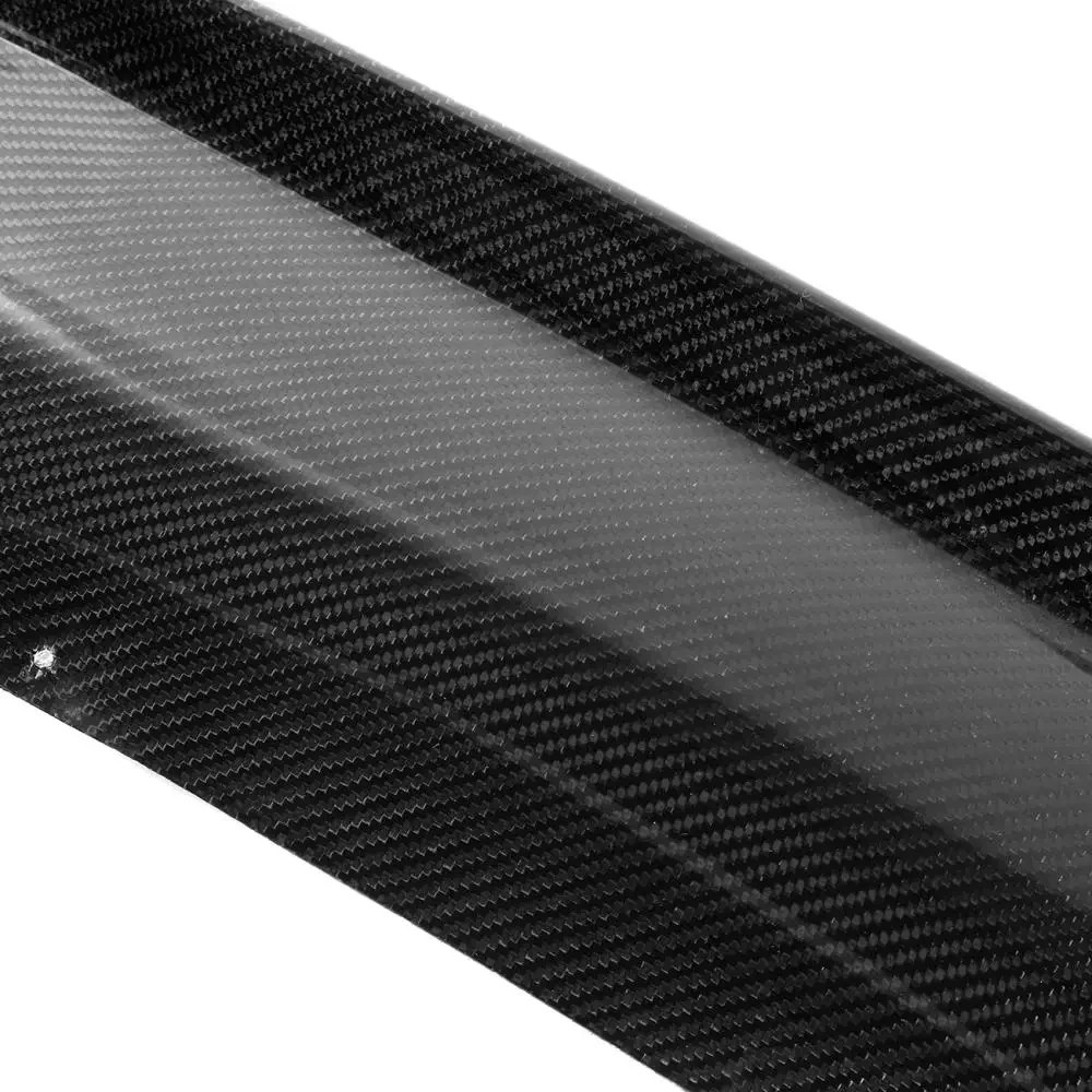 For BMW 3 Series E46 M3 COUPE 2002-2006 Rear Bumper Diffuser Splitter Lip Carbon Fiber Black Look Rear Bumper Protection Guard