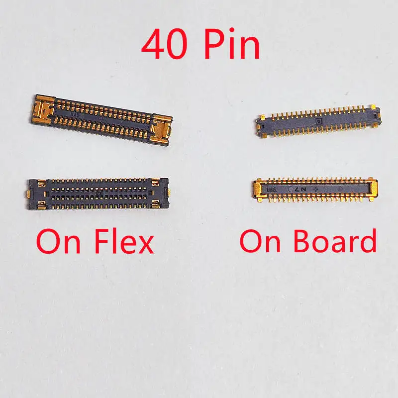 5Pcs For samsung galaxy A30 A305 A40 A405 A50 A505 A50S A507 LCD FPC Screen Display Connector On Flex on mother board 40pin