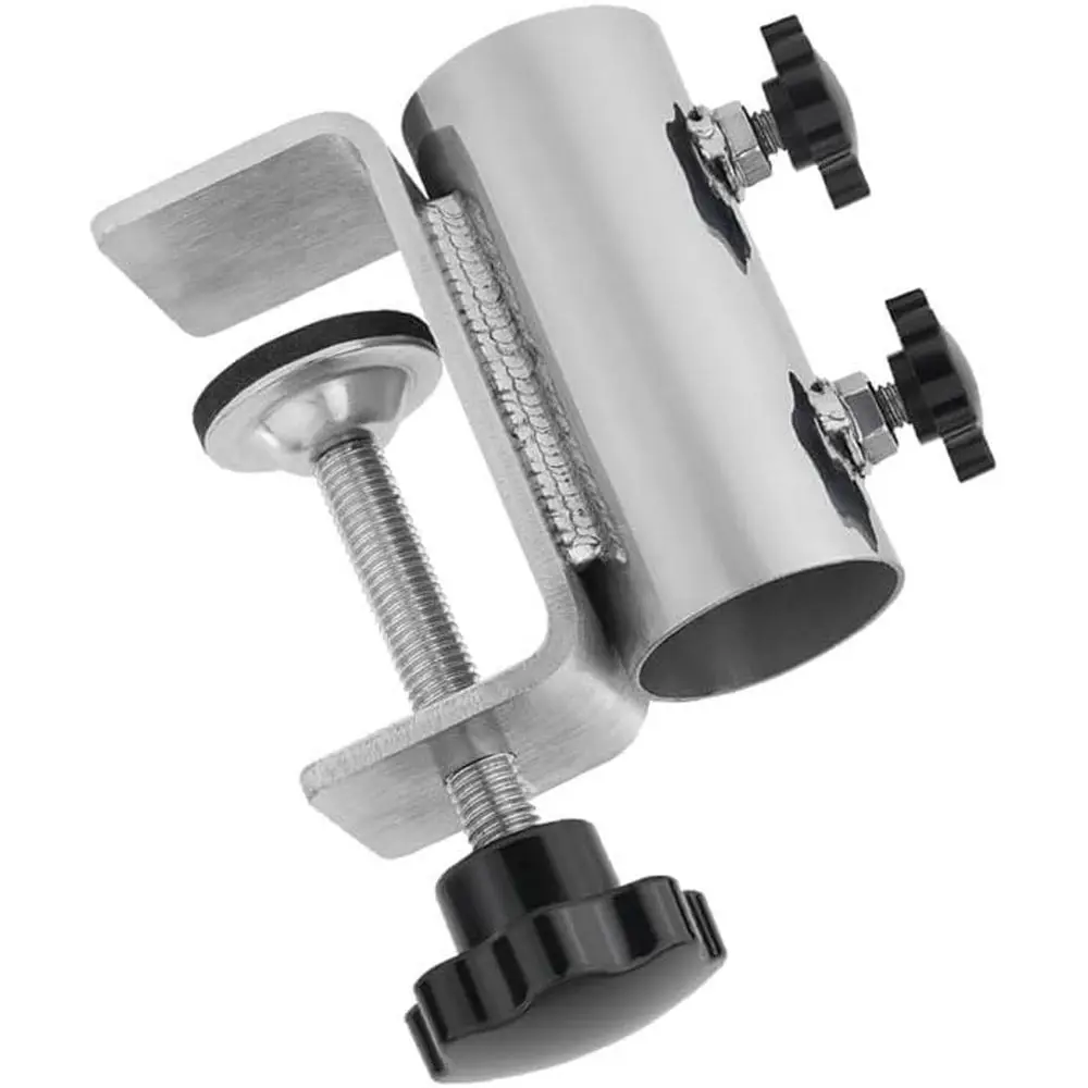 

Heavy Duty Upgraded StainlSteel Umbrella Clamp、Outdoor Umbrella Holder,Parasol Holder,Patio Umbrella Stand Clip,Attaches to Post
