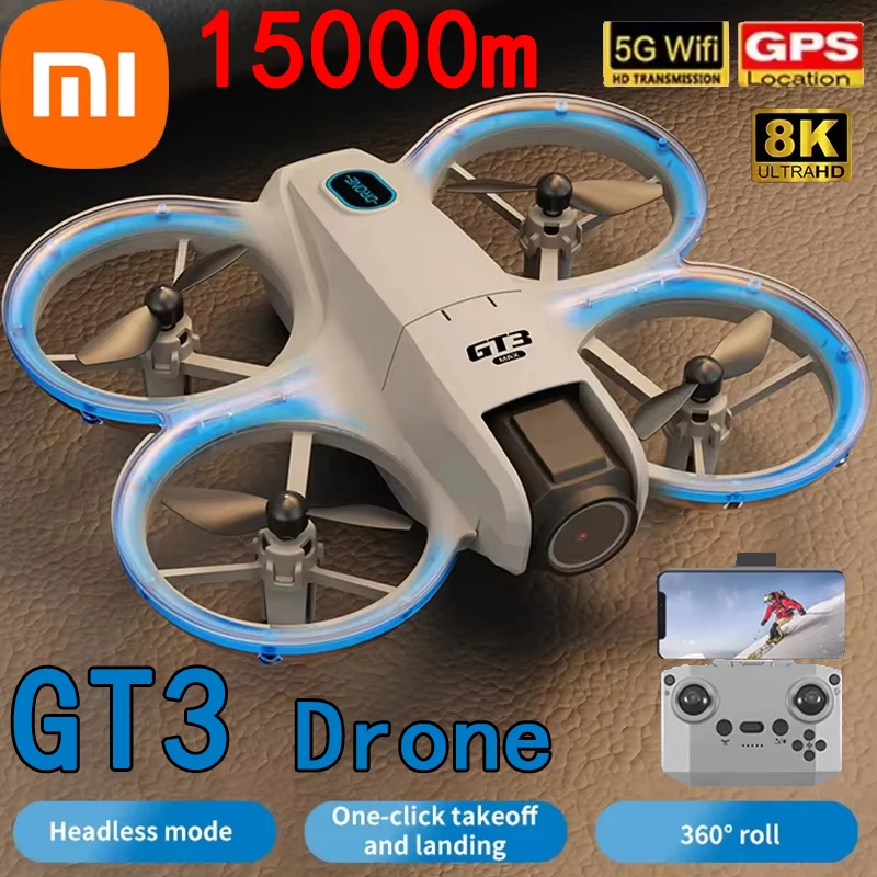 Xiaomi GT3 Drone 8K 5G Remote Control With Screen Display Optical Flow Positioning Electric Lens Aerial Photography Aircraft Toy