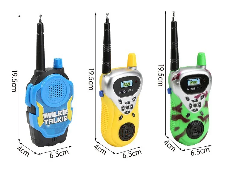 Een Paar 50M Walkie Talkies Mini Draagbare Mobiele Telefoon Speelgoed Voor Kinderen Kinderdag Verjaardagscadeaus Buiten Interphone Speelgoed