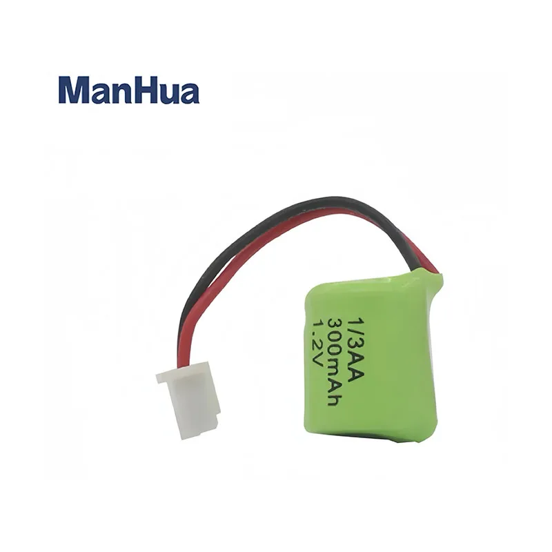 ManHua Batteries 300mAh  1/3AAAA 1.2V Rechargeable nicd Battery 1.2V Ni-Cd aa Batteries