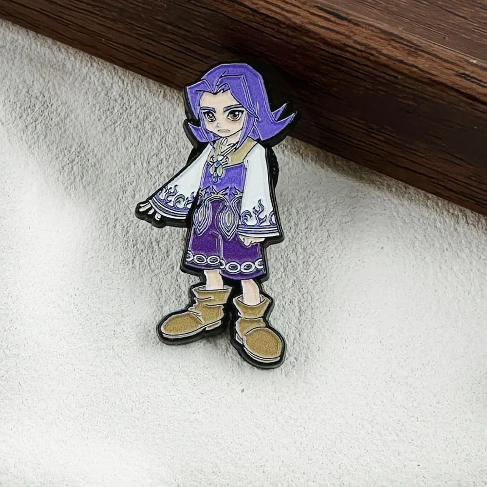 Charakterfigur Kafei Emaille-Brosche Klassisches Spiel-Merchandise Anstecknadel für Rucksack Hut Cosplay-Zubehör Gamer-Geschenk – Detail 6