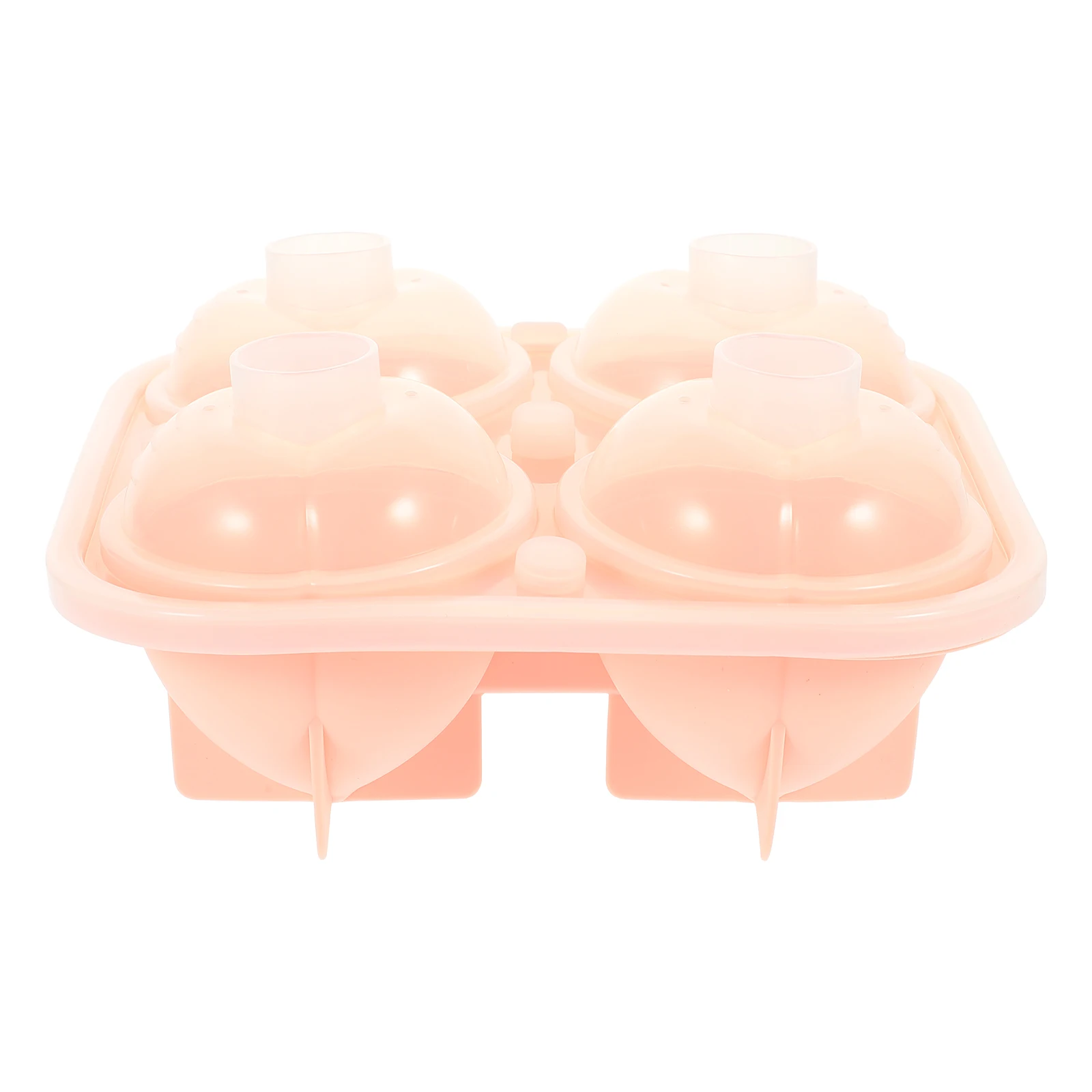 

Silicone Ball Mold Premium Quality Easy Demold Trays For Freezer Drinks Maker Peach Tray Kitchen Bar Tools Ice Cream