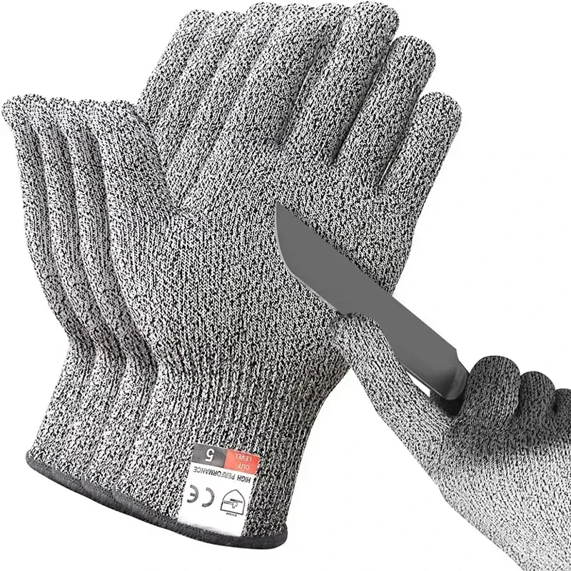 S-XL HPPE Level 5 Safety Anti Cut Gloves High-strength Industry Gardening Anti-Scratch Anti-cut Glass Cutting Multi-Purpose