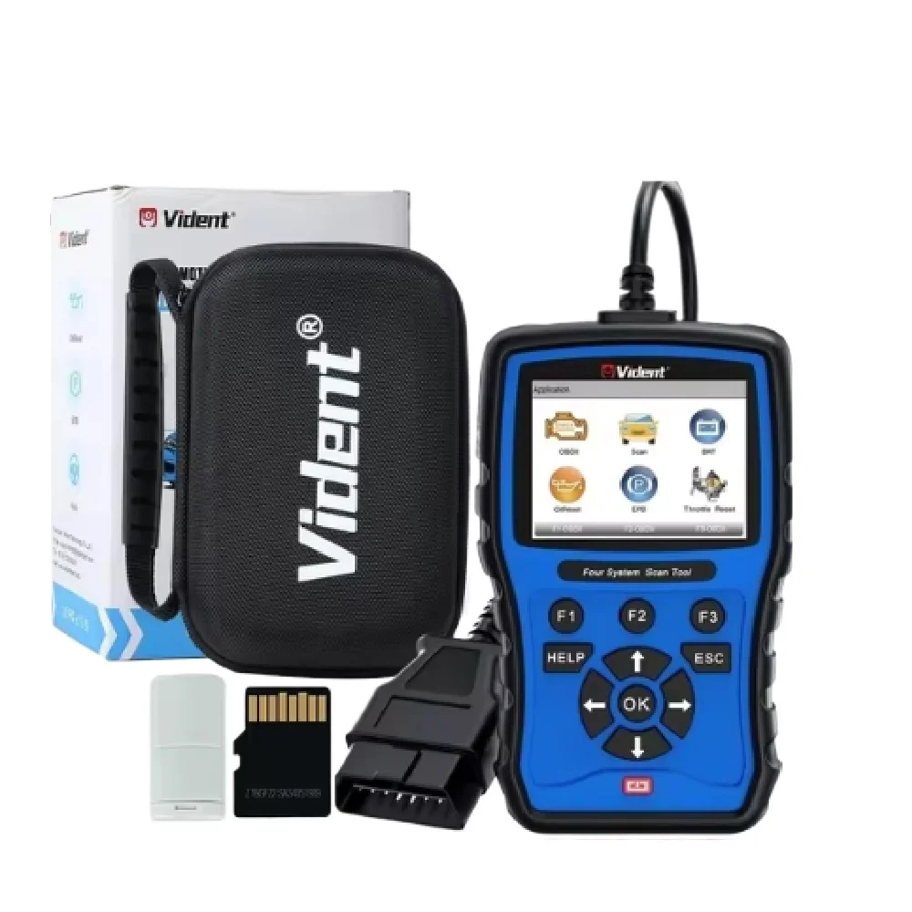 Vident iLink304 OBD2 Scanner Engine ABS SRS transmission 4 System Diagnostic BRT/Oli Reset/EPB/Throttle Reset/Steering Angle