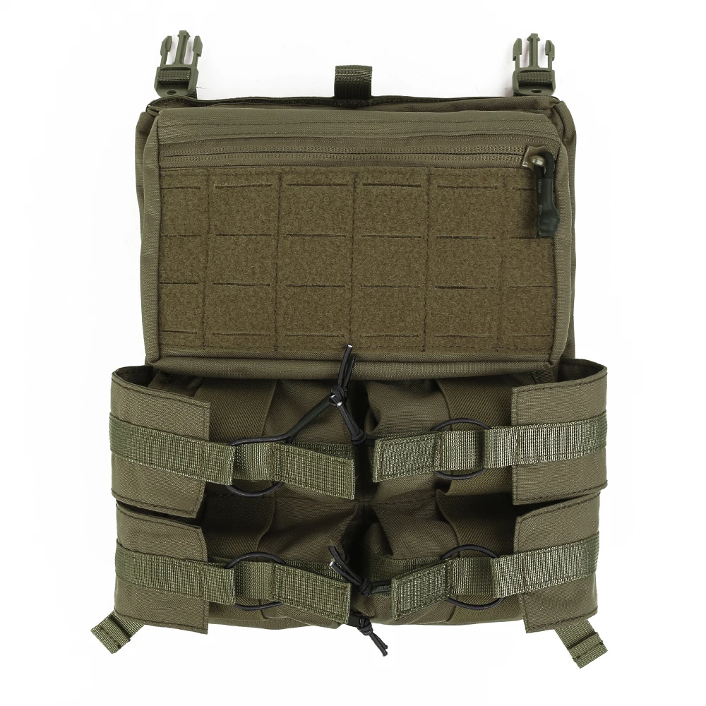 Emersongear Tactical LXB Style Banger Back Pack Bungee Panel Drop Pouch For 420 Hunting Vest Plate Carrier Airsoft Hiking EM9535