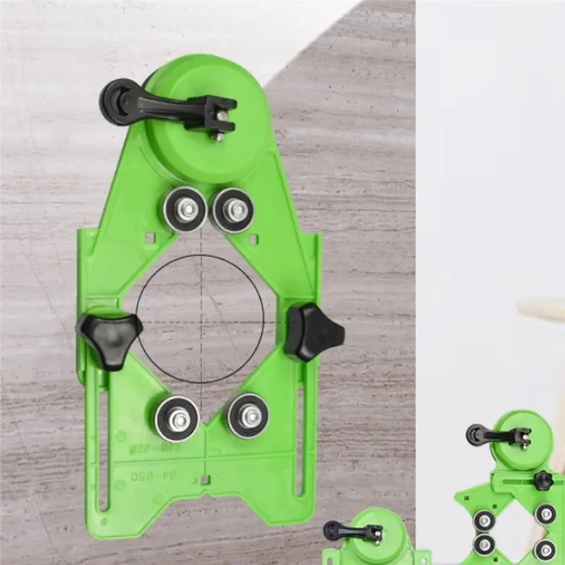 AA01-محدد موقع ثقب البلاط عالي الثقب، مثقاب زجاجي متعدد الوظائف، كوب شفط ثابت، محدد موقع قابل للتعديل