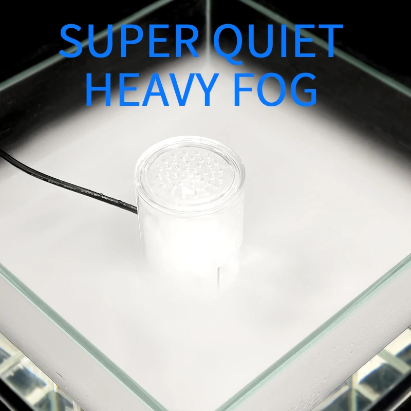 Ultrasonic Atomizer Fogger Mist Maker for Aquarium Rockery Fountain Landscape Mushroom Ultrasonic Atomization Fish Pond Atomizer