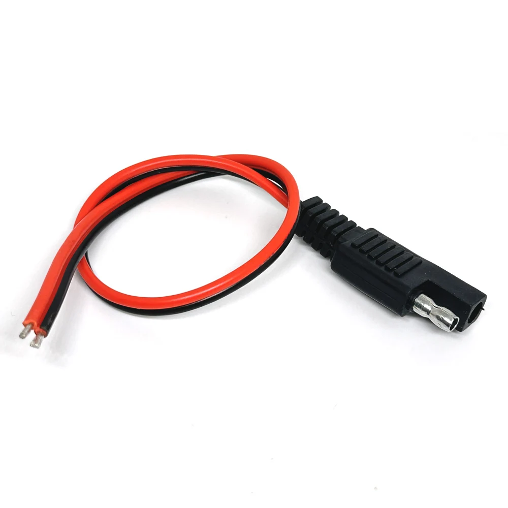 SAE Single Ended Extension Cabl 18AWG SAE Quick Disconnect Plug Cable 10A for Automobile and Solar Panel Connect