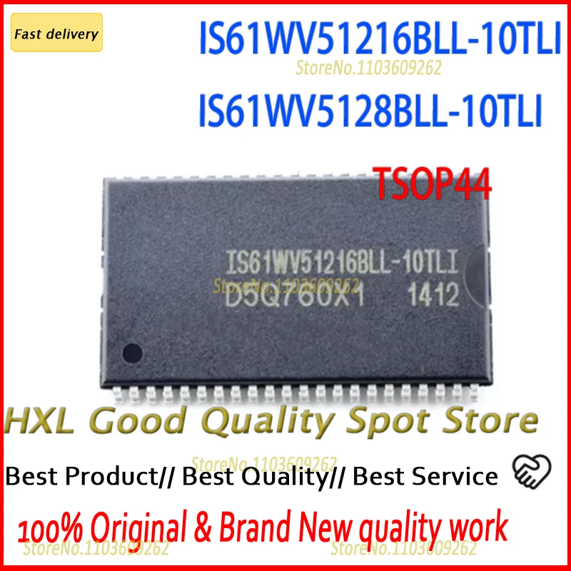 IS61WV51216BLL-10TLI IS61WV51216 61WV51216 IS61WV5128BLL-10TLI IS61WV5128BLL IS61WV5128 TSOP44 Original Genuine 10PCS /lot