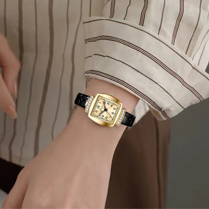 New luxury ladies watch automatic senior sense student retro waterproof quartz watch classic trend fashion