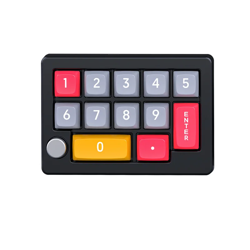 Real Mechanical RGB Hot-swappable Macro with Knobs Defines Wired Mechanical Gaming Keyboard Colorful