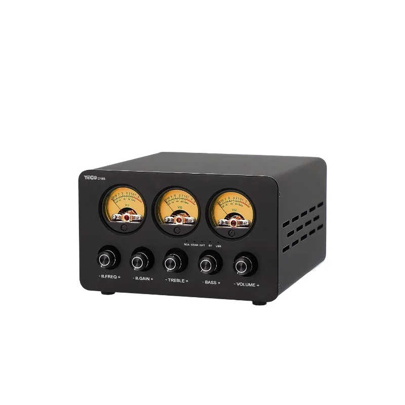 D185 Dual Core TPA3255 2.1 Home Power Amplifier, Coaxial USB Mini Bluetooth 5.4 Power Amplifier ES9038 Decoding Sound Amplifier