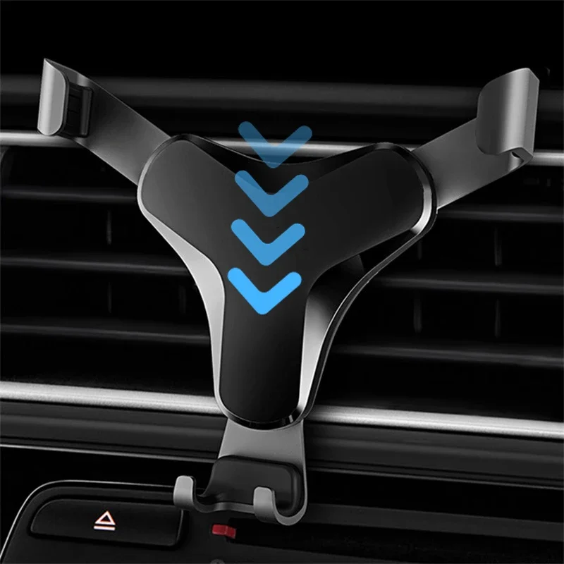 Gravity Car Phone Holder Air Vent Clip Mount Universal Mobile Cell Phone Stand Car GPS Support for IPhone 13 Pro Xiaomi Samsung