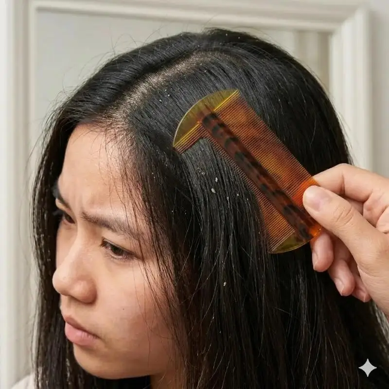 1/2Pcs Anti Lice Eggs Hair Brush Ultra Fine Nit Comb Dandruff Remover Head Lice Comb For Kids Adults**~