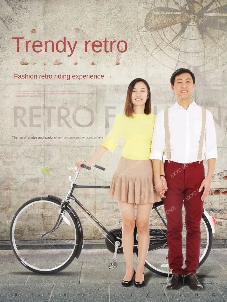 Old Shanghai Phoenix bicicleta retro, carga pesada, 28 bar, 26 ", 28"