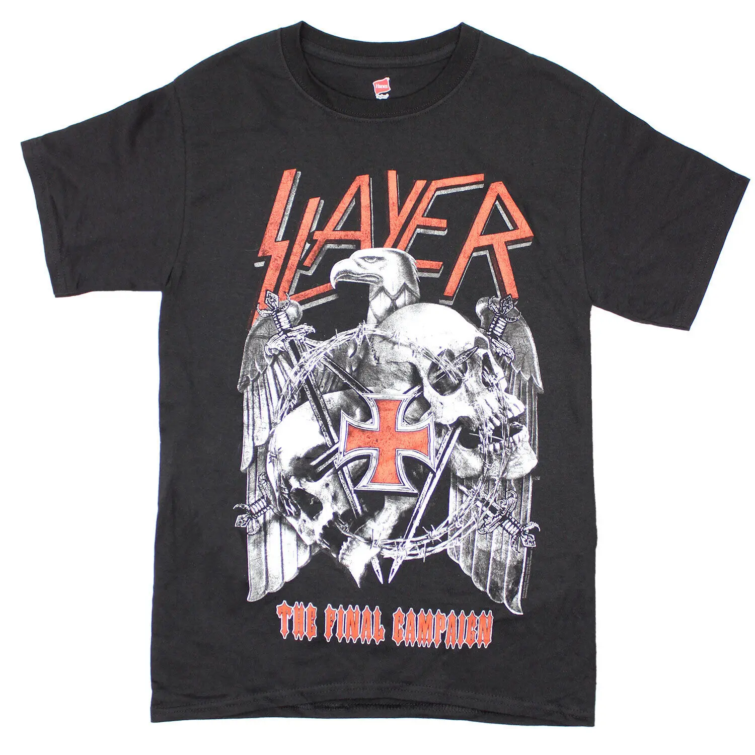 Men's Slayer Final World Tour 2019 T Shirt A LA Small Black