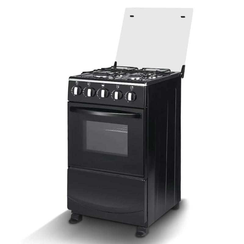 Outlet four-gas burner stove with gas oven Manual ignition and flameout oven