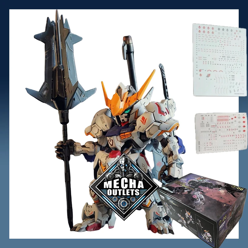 GAOGAO Barbatos MGSD ASW-G-08 مع ملصقات تجميع Mecha أطقم منمذجة تجميع الألعاب
