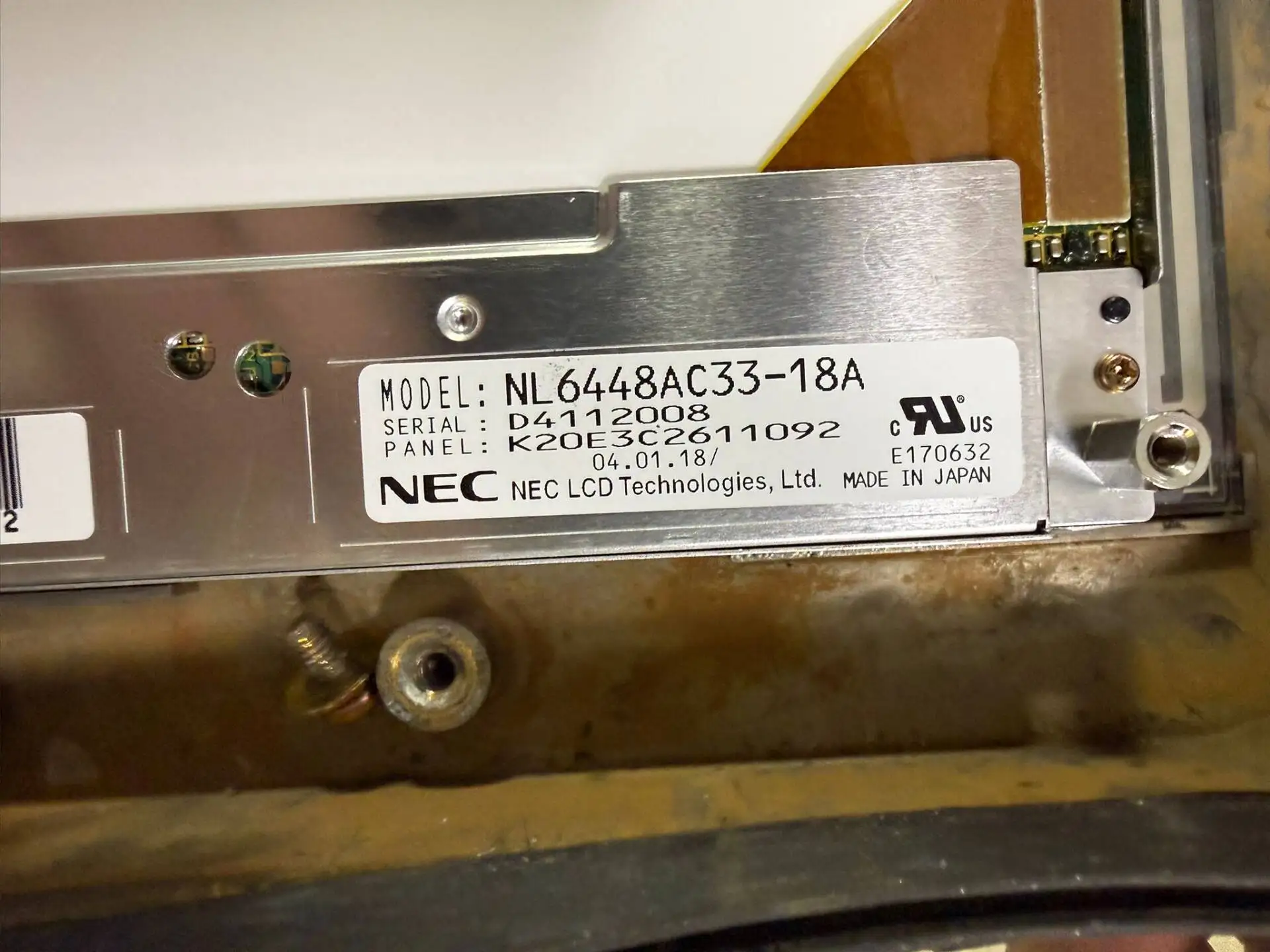 

10.4inch Brand New Original High-Quality NL6448AC33-18A LCD Screen Zhiyan Supply