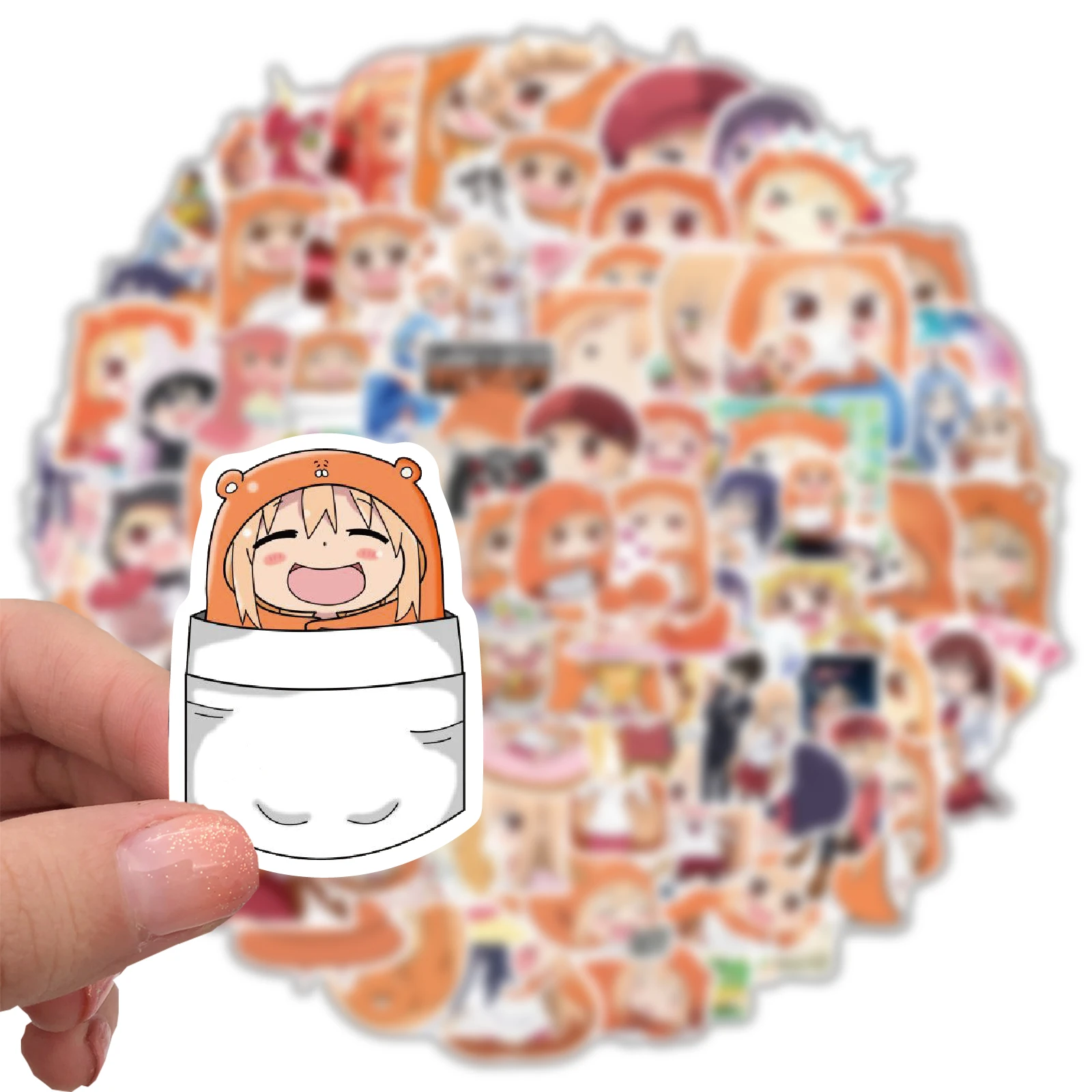 50/100PCS Anime Himouto! Umaru-chan Stickers  Cute Waterproof Graffiti Sticker For Laptop Phone Cup Car Sticker Scrapbooking