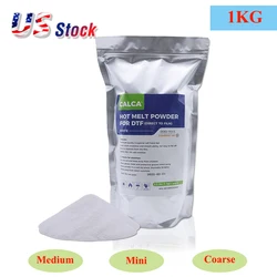 CALCA Direct to Film TPU DTF Powder Digital Transfer Hot Melt Adhesive 1kg White Powder Wholesale Bulk for DTF Shaker Machine