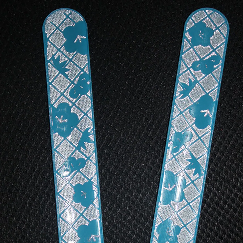 

8 Pcs PVC Reflective Wrist Strap Kids Bracelets Gypsophila Slap Blue Wristbands for