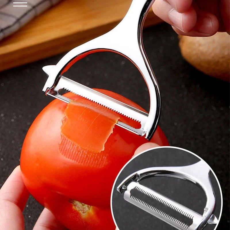 Stainless Steel Multi-function Fruit and Vegetable Peeler& Julienne Cutter Peeler Potato Carrot Grater Kitchen Tool Gadgets