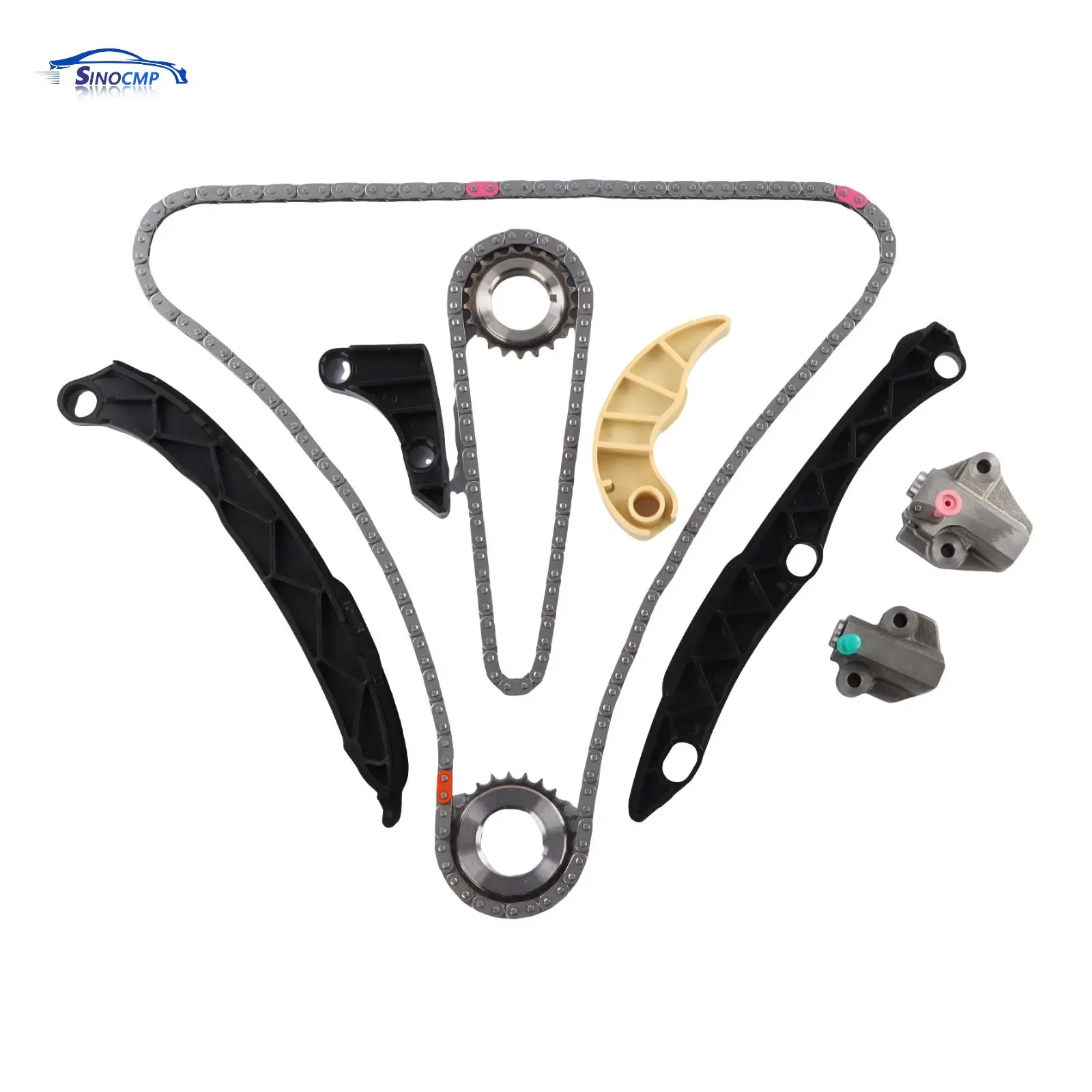 

Timing Chain Kit W/Oil Pump Gear For 2011-2014 Hyundai Sonata Kia Optima Hybrid G4KH G4KC 2.4L Car Engine Replacement Parts