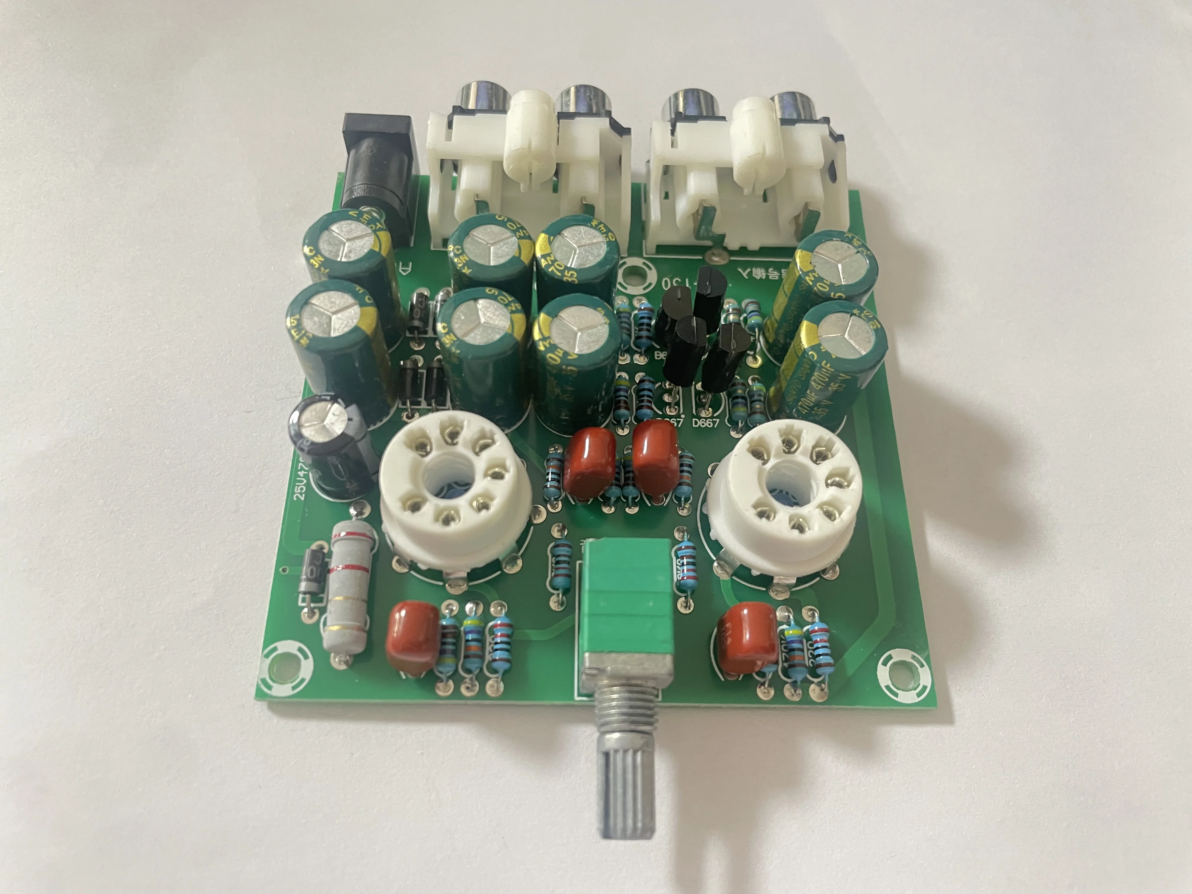 AC 12V 6J1 Tube Fever Pre Amplifier Preamp AMP Pre-Amplifier Board Headphone Buffer Module Stereo Potentiometer Valve DIY Kit