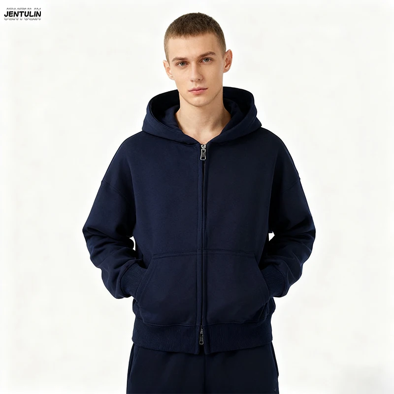 شتاء دافئ اقتصاص الصوف هوديس الرجال الملابس زمم فضفاض سميكة السترات الرجال Y2k الشتاء الملبس ملابس خارجية بلوزات للنساء