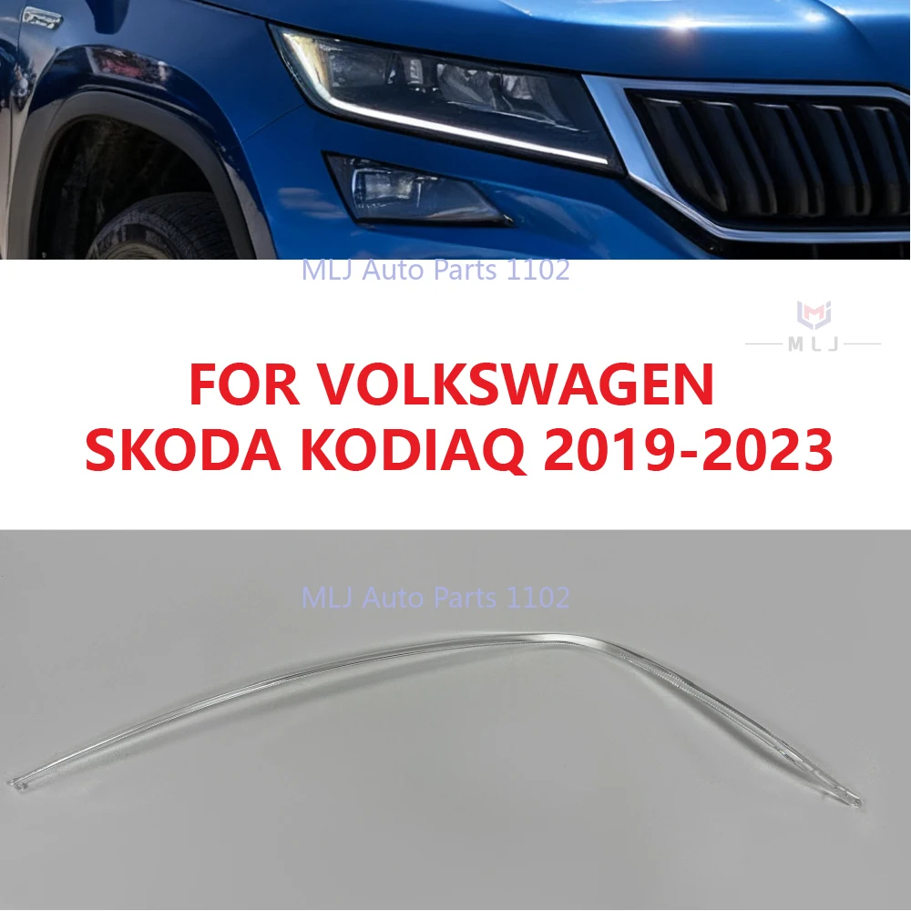

NEW DRL LED Light FOR VOLKSWAGEN SKODA KODIAQ 2019 2020 2021 2022 2023 Car Headlights Guides Angel Eye Light Strips